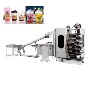 Automatic Plastic PP/ PS/PET/ PLA Cup Offset printing machine direct in factory