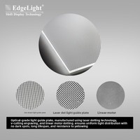 Boîte à lumière publicitaire LED ultra-mince en alliage d'aluminium, double face, ouverture sur quatre côtés, pour ascenseurs et centres commerciaux, pour affiches suspendues