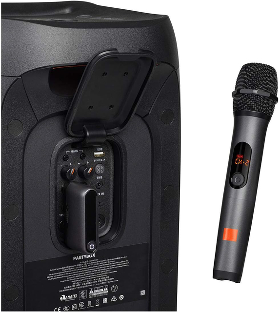 Professional High Quality Rechargeable 2-Channel UHF Wireless Dynamic Microphone System Dynamic Karaoke Mic for Singing