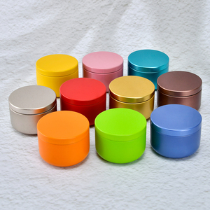 Barattoli <span class=keywords><strong>di</strong></span> <span class=keywords><strong>Latta</strong></span> Rotondi Vuoti Personalizzati all'Ingrosso, Piccoli Contenitori <span class=keywords><strong>per</strong></span> Candele, <span class=keywords><strong>Scatole</strong></span> <span class=keywords><strong>di</strong></span> <span class=keywords><strong>Latta</strong></span> <span class=keywords><strong>per</strong></span> Caffè e Imballaggio Alimentare - Product Image 2