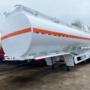 H Star China Q235 Steel Oil Tanker Semi-Trailer 45 CBM 40T Payload 10/10/10 Leaf Spring Mechanical <b>Suspension</b> <b>System</b> - Product Image 5