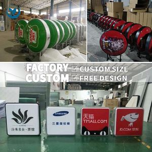 Tùy chỉnh vòng LED hộp đèn quảng cáo dấu hiệu không thấm nước và bền cho ngoài trời và cửa hàng ánh sáng hộp sử dụng - Product Image 4