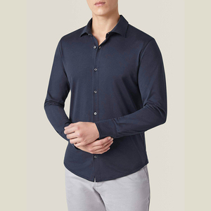 Camisa informal de verano para hombre OEM ODM personalizada, camisa hawaiana para hombre, camisas de vestir informales de manga larga con patrón/ - Product Image 5