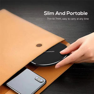 Custom Logo Gift Portable Wireless Phone <strong>Charger</strong> LED Light Fast 15W Charging Type-C Input 15W Fast Smart Wireless <strong>Charger</strong> - Product Image 5