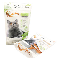 Sachet personnalisé imprimé pour chiens et chats, à fermeture éclair, résistant à l'humidité (OPP/VMPET/PE), pour aliments et friandises pour animaux de compagnie