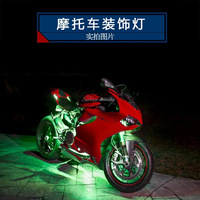 Kit de Luces LED Decorativas para Motocicleta, Tira de Luces para Decoración de Motos Personalizadas