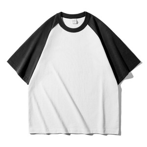 Haut de gamme personnalisé poids lourd raglan épaule ras du cou pour polos décontracté à manches courtes T-Shirt Boxy Fit tricoté surdimensionné <span class=keywords><strong>Pri</strong></span> - Product Image 3