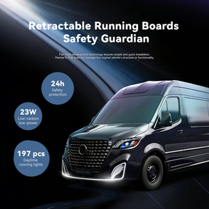 Kit de Mejora Exterior para Parachoques Delantero y Trasero, Nuevo, Venta al Por Mayor de Fábrica, para <span class=keywords><strong>Mercedes</strong></span>-Benz <span class=keywords><strong>Sprinter</strong></span> 2020-2024, Negro Carbón de Alta Calidad, Fácil Instalación - Product Image 3