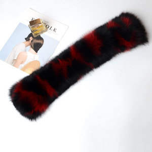 Fourrure Femmes Écharpes Véritable Fourrure De Raton Laveur Écharpe Col De Mode Écharpe pour Capuche Soutien Personnalisation - Product Image 1