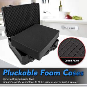 Muestra Gratuita, Caja de Almacenamiento Impermeable con Asa y Cremallera, Personalizada con Impresión, para Reloj Electrónico, Carcasa Rígida con Espuma EVA - Product Image 3