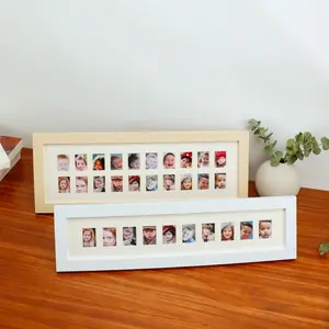 Großhandel kreative MDF Kinder Foto rahmen Wachstums stufe New Baby Anniversary Photo Storage Frame