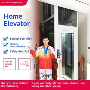 Plateforme élévatrice extérieure, ascenseur domestique, villa, échelle à traction, grenier, ascenseur domestique, ascenseur hydraulique, 2 étages - Product Image 1