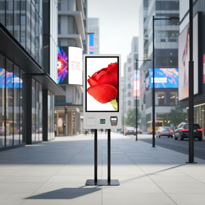 <span class=keywords><strong>Terminal</strong></span> de Pago POS de Alta Gama WUXIN, Máquinas de Pago Automatizadas con Pantalla Táctil, Kiosco de Autoservicio para Supermercados y Lavaderos de Autos - Product Image 2