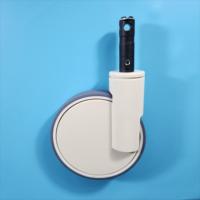 Roue pivotante à frein en polyuréthane TPR de qualité médicale de 8 pouces pour lits d'hôpital, équipement de soins intensifs, chariots alimentaires - Garantie de 3 ans