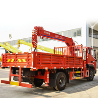 Mini-grue télescopique hydraulique mobile de 3, 4, 5, 6, 8 et 12 tonnes