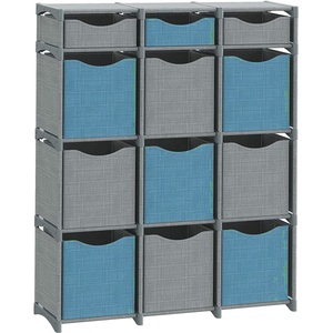 Camera da letto soggiorno ufficio impermeabile fai da te armadio regolabile organizzatore scaffale di stoccaggio - Product Image 1