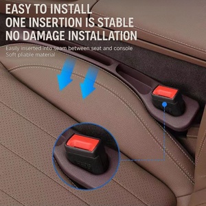 2 Pièces No Drop Seat Guard, Organisateur de vide de place de siège de voiture universel amélioré 2025, Remplisseur de vide de place de voiture pour accessoires, téléphones - Product Image 5