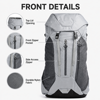 Sac à dos de randonnée imperméable 30L, résistant aux déchirures, réglable, pour trekking et camping - Offre spéciale
