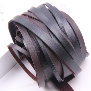 Customized PU <strong>Leather</strong> Cord Flat Suede Cord Handmade Handbag PU <strong>Strip</strong> for Bags Jewelry Bracelet Necklace Making - Product Image 1