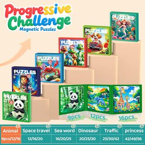 Puzzles magnétiques pour tout-petits de 3 à 5 ans, différents niveaux de difficulté, livres de puzzles magnétiques, puzzle magnétique pour enfants de 4 à 6 ans - Product Image 6