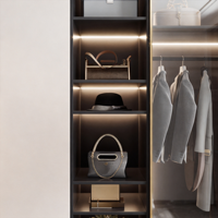Système de dressing autoportant professionnel sur mesure, grande capacité, écologique, mobilier de chambre moderne pour hôtel