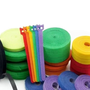 Greening Plant Back-to-back Velcro Storage Straps Garden Fixation Straps Colored <strong>Hook</strong> <strong>Loops</strong> Nylon Polyester Thread Cable Ties - Product Image 2