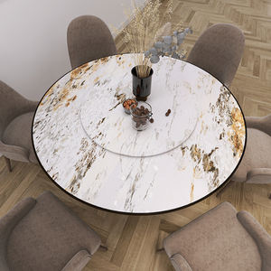 Material de construcción de moda Mesa blanca sinterizada 1200*2400 piedra de losa texturizada de oro búlgaro para <span class=keywords><strong>fondo</strong></span> de pared de TV - Product Image 3