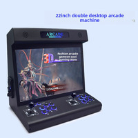 Console de jeu d'arcade personnalisable haute performance en métal de 22 pouces, 23000 jeux, prend en charge les jeux à 4 joueurs pour usage commercial et domestique