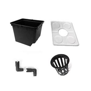 OEM 4 "nette pentole e sifone gomiti 11L 12" X 10 "X 9" idroponici Bato olandese secchi <span class=keywords><strong>con</strong></span> coperchi - Product Image 3