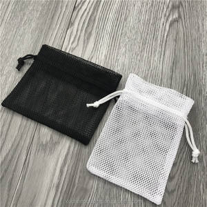Vente en gros Sacs en maille transparente Pochette pour emballage de savon Petit cordon Cadeau Anneau Parfum Bijoux Bougie Sac en maille - Product Image 6