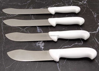 Couteau de boucher professionnel 6-10 pouces pour désosser, éplucher, fileter, découper, tailler, hacher et travailler la viande