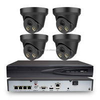 Kit Système de Caméras de Sécurité CCTV HIK-Connect App 5MP 4K 8MP 4 Canaux 8 Canaux 16 Canaux HD AI IP PoE NVR pour Maison et Extérieur