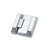 Charnière de boîtier d'ordinateur classique et durable en alliage de zinc FS-5036 Chrome/Noir/Doré