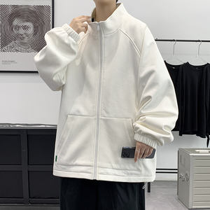 Pull Homme Personnalisé avec Logo 2025 – Nouvelle Collection Automne Hiver – Velours Épais 350g – Fermeture Éclair Longue Américaine – Nouveaux Produits Populaires - Product Image 2