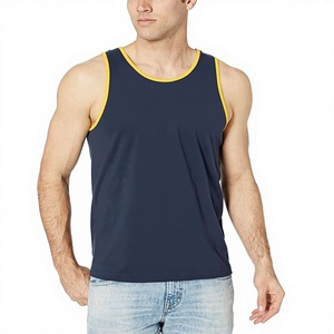 Débardeur Sportif Homme Respirant 100% Coton Écologique avec Extensibilité Premium pour Acheteurs en Gros - Product Image 1