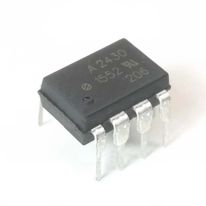 Chip IC, componenti elettronici, A2430 DIP-8 HCPL-A2430 HCPL-2430 optoaccoppiatore nuovo stock originale