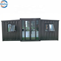 WinFair Tunisia Maison Conteneur Préfabriquée Modulaire Moderne de Luxe Extensible 20 Pieds pour Villas 1 Chambre Chine