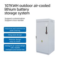 Harga Pabrik Pendingin Udara 107kWh 200KWH 261kWh Kabinet Penyimpanan Energi Komersial Luar Ruangan Baterai LiFePO4 Solar PV BESS off Grid