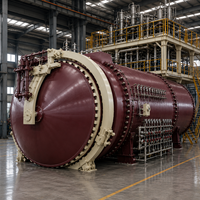 Autoclave Industrial PED ASME para Curado de Turbinas Eólicas con Longitud de 15-35m y Sistema de Calentamiento por Aceite Térmico