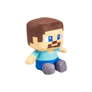 15-30CM per i giocattoli Anime dei cartoni animati derivati con Steveed con stelo giocattolo di peluche per bambini giocattolo di animali sminuzzati Endermaned - Product Image 3