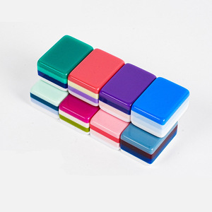 ชุดไพ่นกกระจอก 4 ชั้น คุณภาพสูงแบบใหม่ ขายส่ง ไพ่นกกระจอกอเมริกันสุดหรู ดีไซน์ทันสมัย ไพ่นกกระจอกเปล่า ลายศิลปะ ไพ่นกกระจอกคลาสสิค - Product Image 6