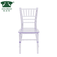 Chaises Chiavari en plastique transparent de taille d'enfants de fête d'événements d'anniversaire pour le mariage