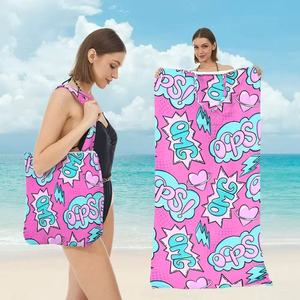 <span class=keywords><strong>Sac</strong></span> fourre-tout en tissu éponge Pop Art pour femme, imprimé bande dessinée, <span class=keywords><strong>sac</strong></span> de plage, <span class=keywords><strong>sac</strong></span> à <span class=keywords><strong>main</strong></span> OMG en tissu éponge avec poignées courtes, <span class=keywords><strong>sac</strong></span> de piscine d'été - Product Image 4