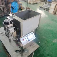 Machine de remplissage semi-automatique à pompe rotative électrique avec trémie agitateur en acier inoxydable de qualité alimentaire 50L pour confiture, pâte de chocolat, colle