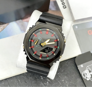 Montre pour homme, montre à quartz, plaquée or, acier inoxydable - Product Image 2