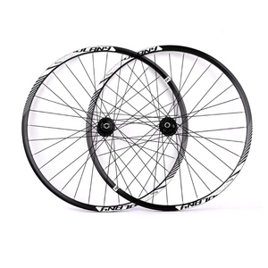 Juego de Ruedas para <span class=keywords><strong>Bicicleta</strong></span> de Montaña de <span class=keywords><strong>26</strong></span>/27.5/29 Pulgadas, 32H, 120 Clics, Llanta de Aleación de Aluminio, Freno de Disco, Eje Pasante, Liberación Rápida - Product Image 6