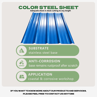 Tôle de Toiture en Acier Galvanisé Ondulé PPGI PPGL Revêtue de Couleur Zinc-Aluminium pour Maisons et Entrepôts