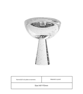 Factory Direct Sales Light Luxury Showroom Small Waist Crystal Candlestick Desktop Combination of Ornaments - Product Image 3