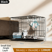Villa pour chat multi-niveaux en métal, extra-large, écologique, pliable, avec toilettes intégrées et fermeture à bouton