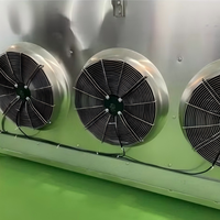 Grille de sécurité robuste en acier inoxydable soudé avec revêtement en poudre, accessoires de ventilation en treillis métallique noir pour ventilateurs de refroidissement